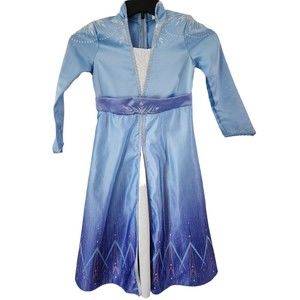 Deluxe Disney Frozen 2 Girls Elsa Costume Child Size S 4-6